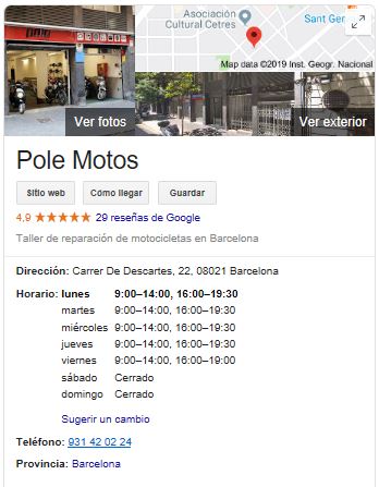 Pole motos